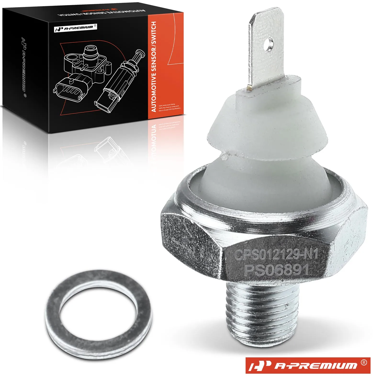 A-Premium Engine Oil Pressure Switch for Volkswagen Jetta 1982-1999 Passat 1994-1997 Golf 1996-1998 Audi A4 A4 Quattro 1999-2000