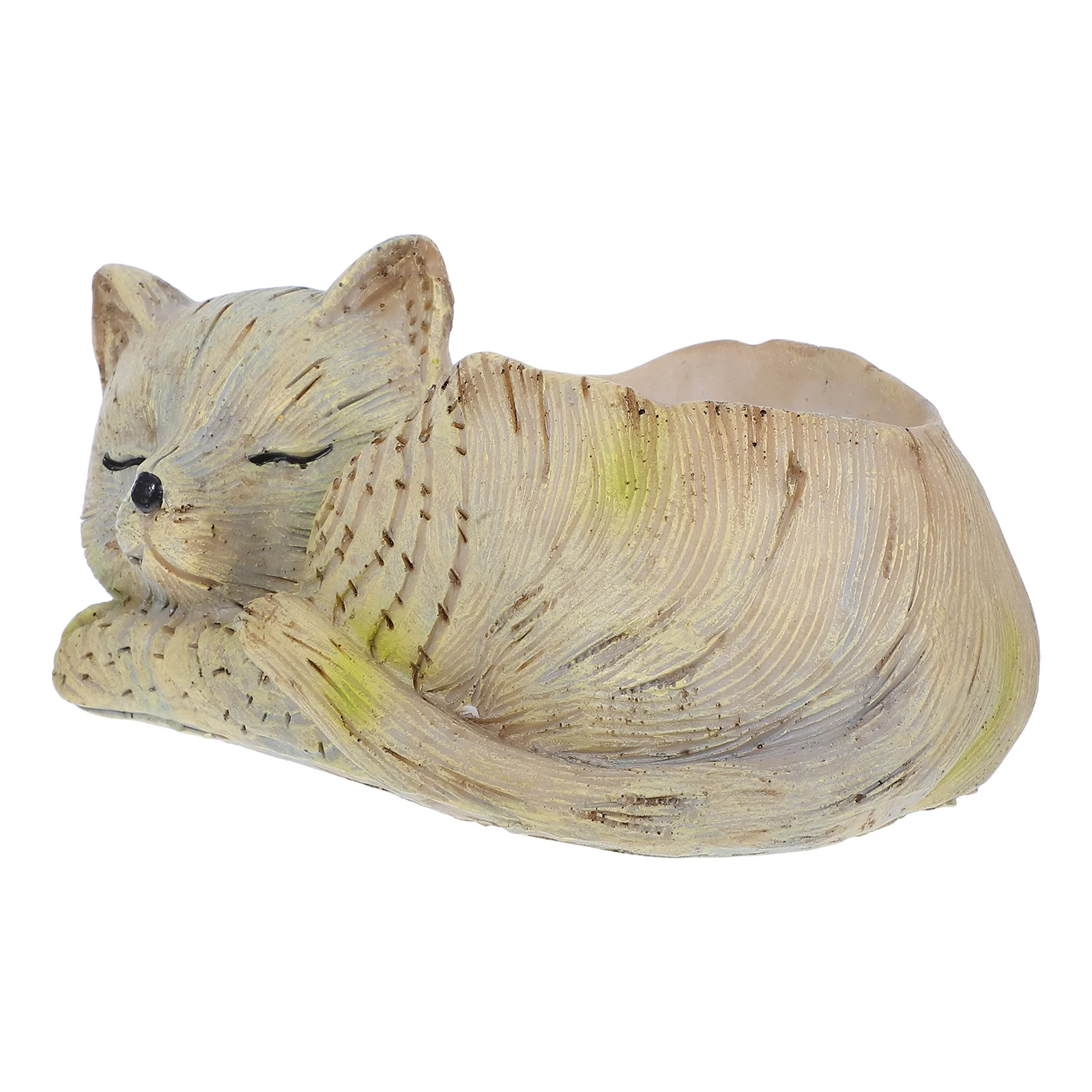 

Cute Cat Resin Succulent Flowerpot Small Planter Pot for Desk Garden Decoration Cat Plant Pot Holder Mini Planters