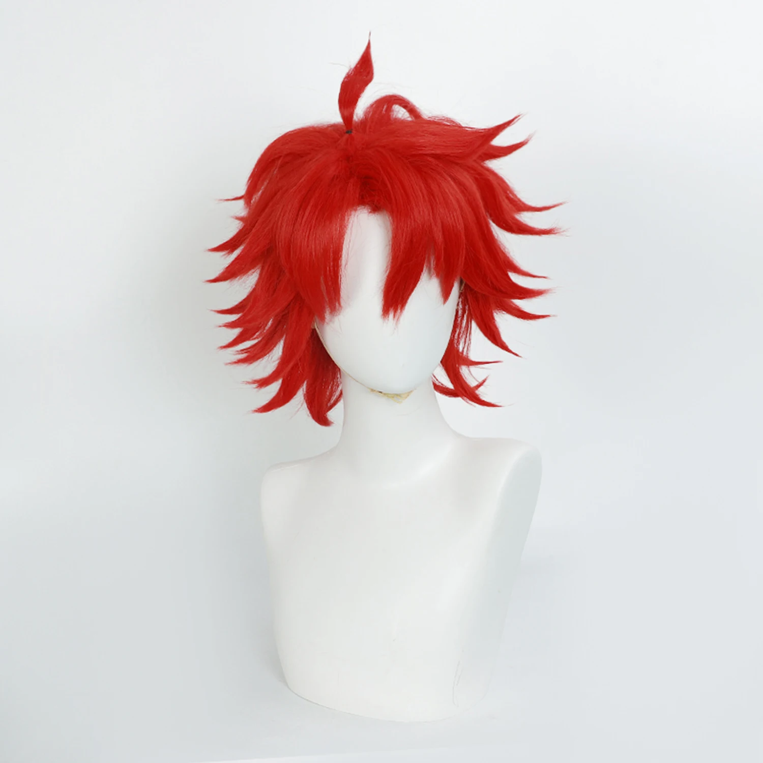 Togo Asagaki  Short red hair Synthetic cosplay wig  Suitable for Halloween, Christmas and Thanksgiving day