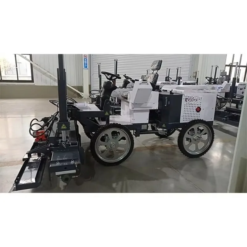 Construction Laser Leveling Machine Automatic Concrete Laser Levelling Screed Machine 2.5M Width Cement Paving Machine for US