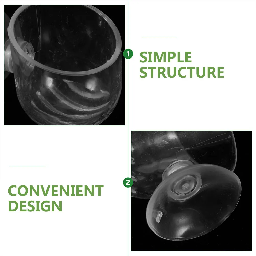 

6 Pcs Aquarium Flower Pot Fish Tank Accessory Plants Shelter Decoration to Feed Acrylic Frame