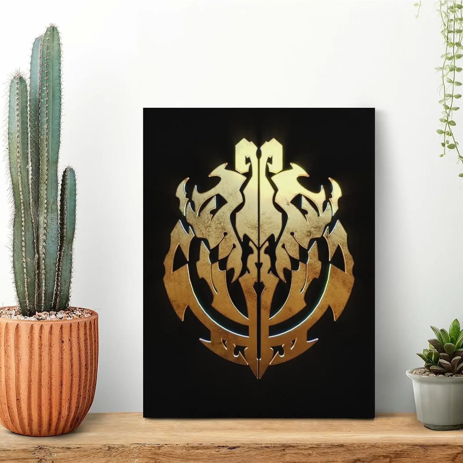 Overlord Ainz Ooal Gown Canvas Painting Poster Garage Club Designing Designing Pub Pub Framed Wall Paintings