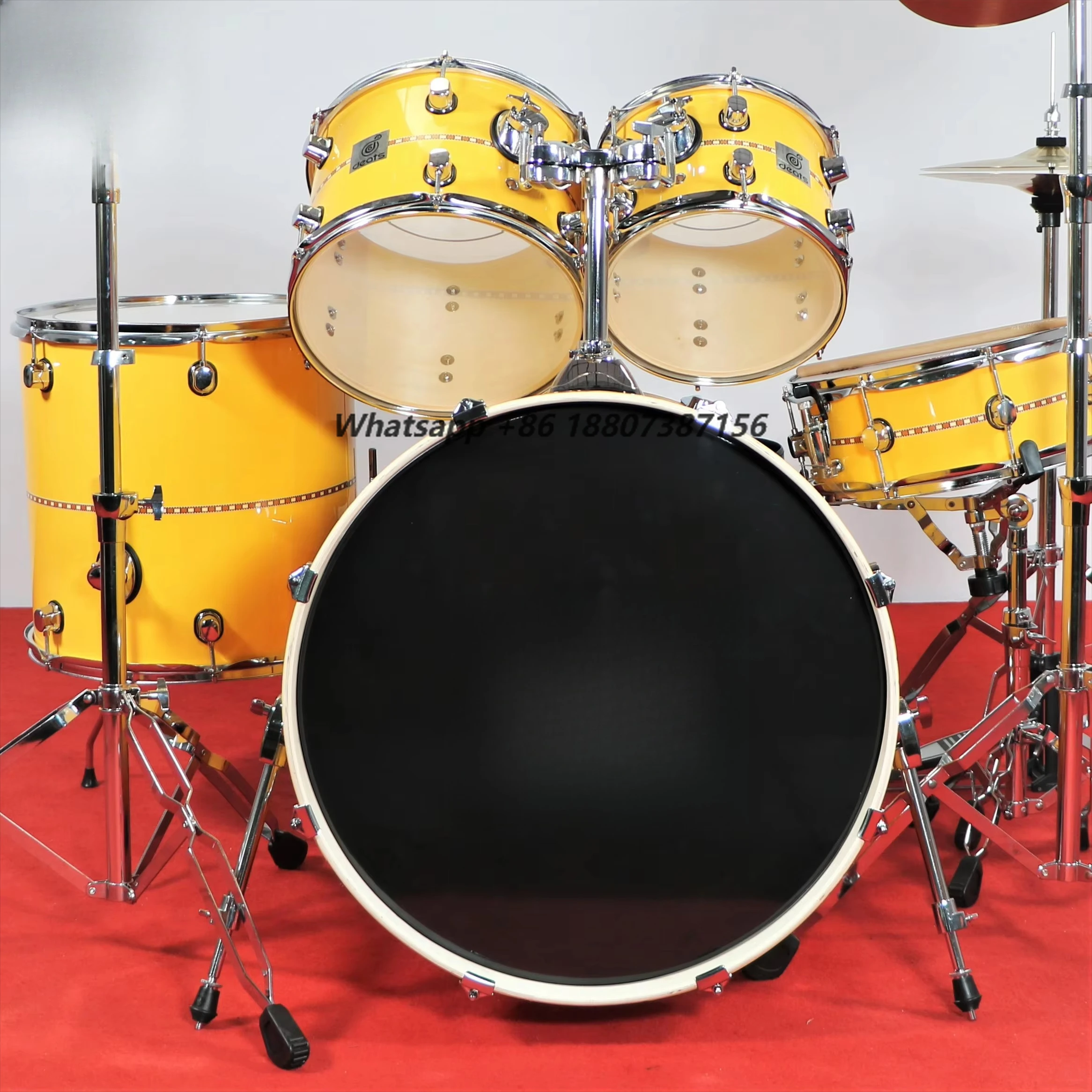 Deats Factory Direct 14 Inch Kids Drum Set Mini Jazz Classical Drum Set Professional Musical Instruments