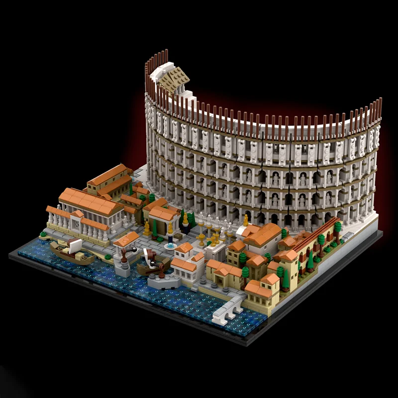 Nouveau 3959 pièces Moc bloc de construction modulaire d'arène de luxe médiéval personnaliser bricolage assemblage éducatif enfants jouets cadeaux Surprise d'anniversaire