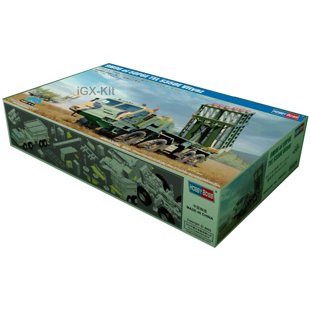 Hobbyboss 85529 1/35 Skala 9M96 z 50P6E TEL S350E System obronny rakiety Vityaz Hobby Rzemiosło Zabawka Plastikowy zestaw do budowania modeli