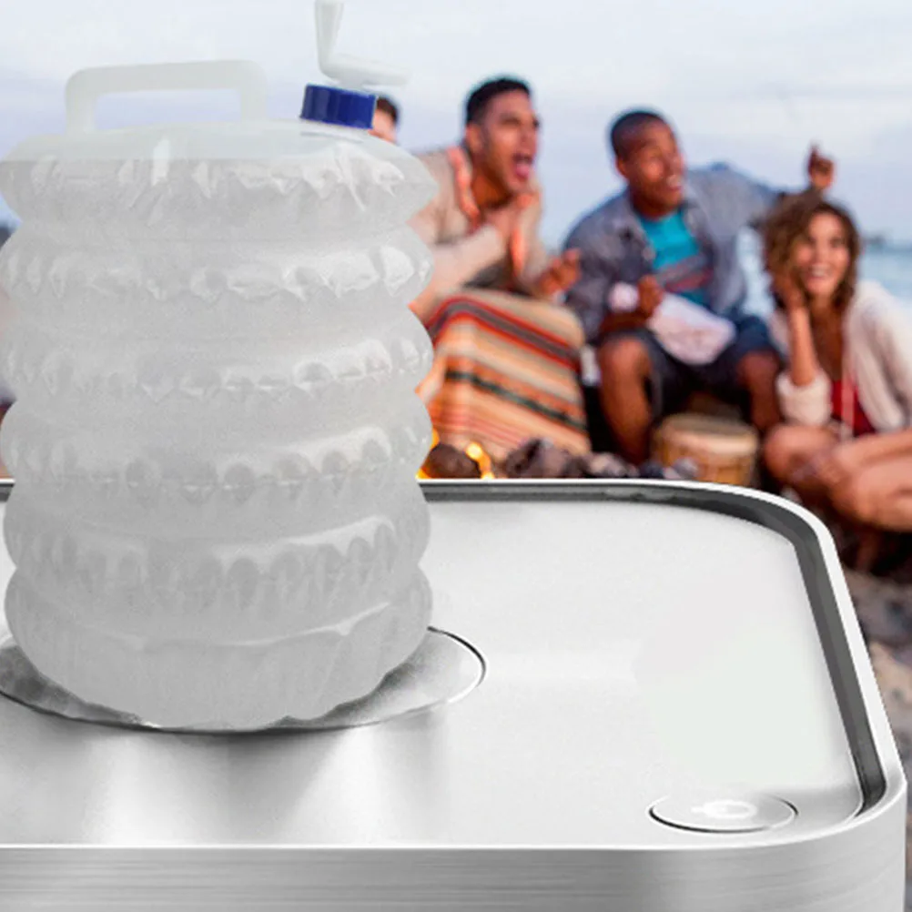 

2Pcs Portable Telescopic Water Buckets Foldable Flexible Pe Water Storage Bags Car Camping Outdoor Car Storage Bucket