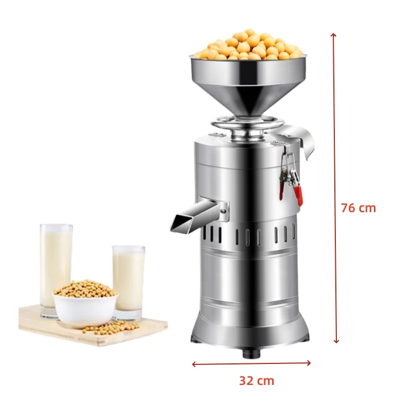 Equipo eficiente de producción de leche de soja Máquina automática de molienda y separación de soja