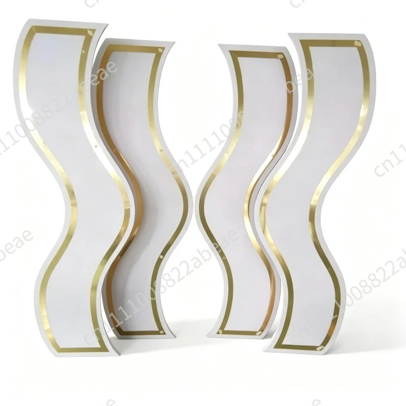 Pvc background wedding decoration acrylic wave background romantic background marriage