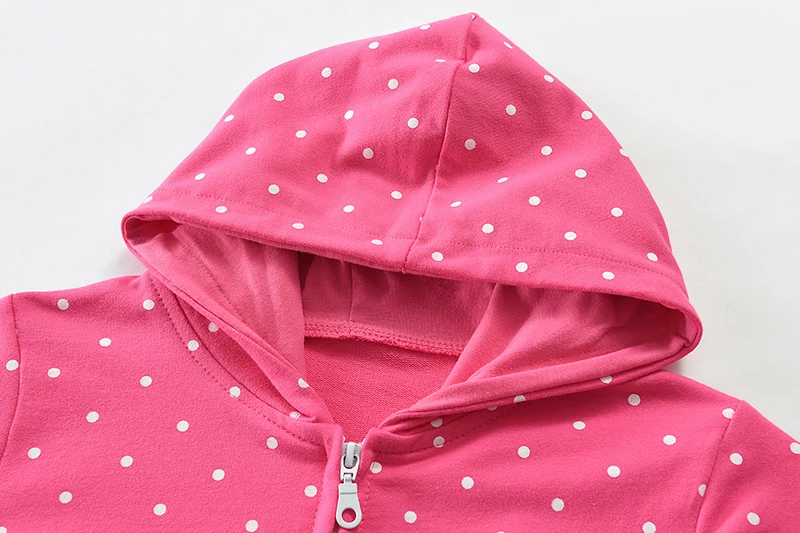 Little Hand Cute Dinosaur Flower Kids Hooded Jacket Full‑Zip Long Sleeve Spring Autumn Casual Outer Coat for Toddler Girls 2‑7Y