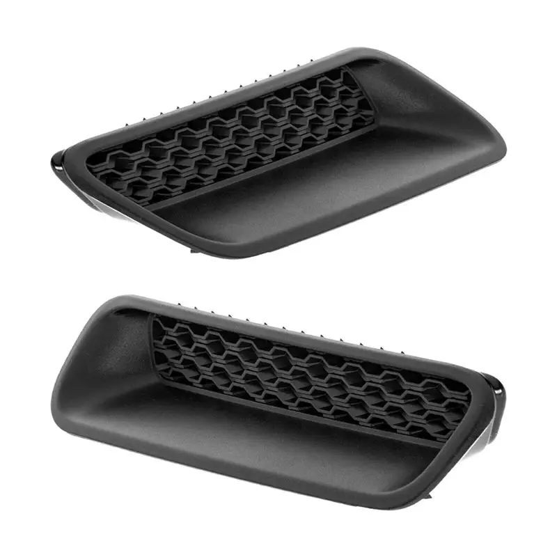 

A76T-Hood Vent Scoop Trim Inserts Bezel Cover For Dodge Ram 1500 2500 3500 2009-2018