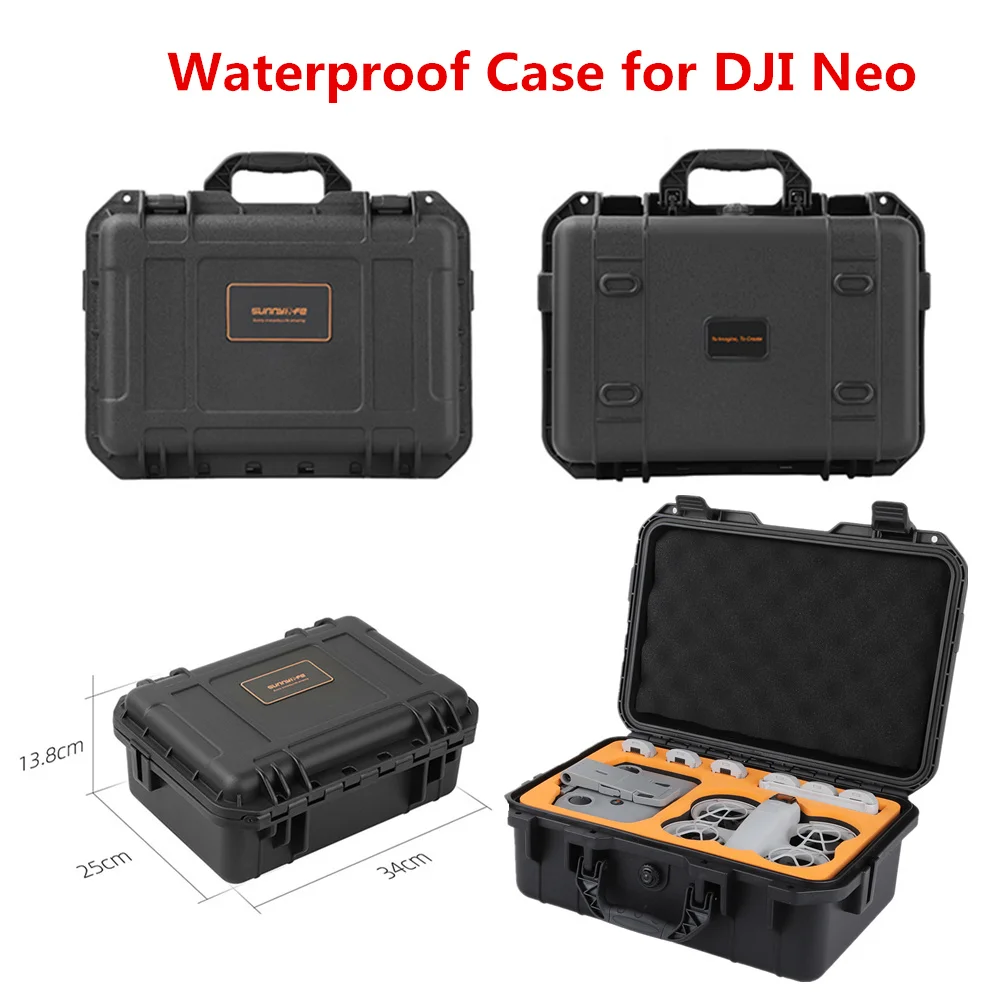 Waterproof Case For DJI NEO Large Capacity Safety Box Protection Storage Bag Outdoor Large Capacity Suitcase Drone Accessories