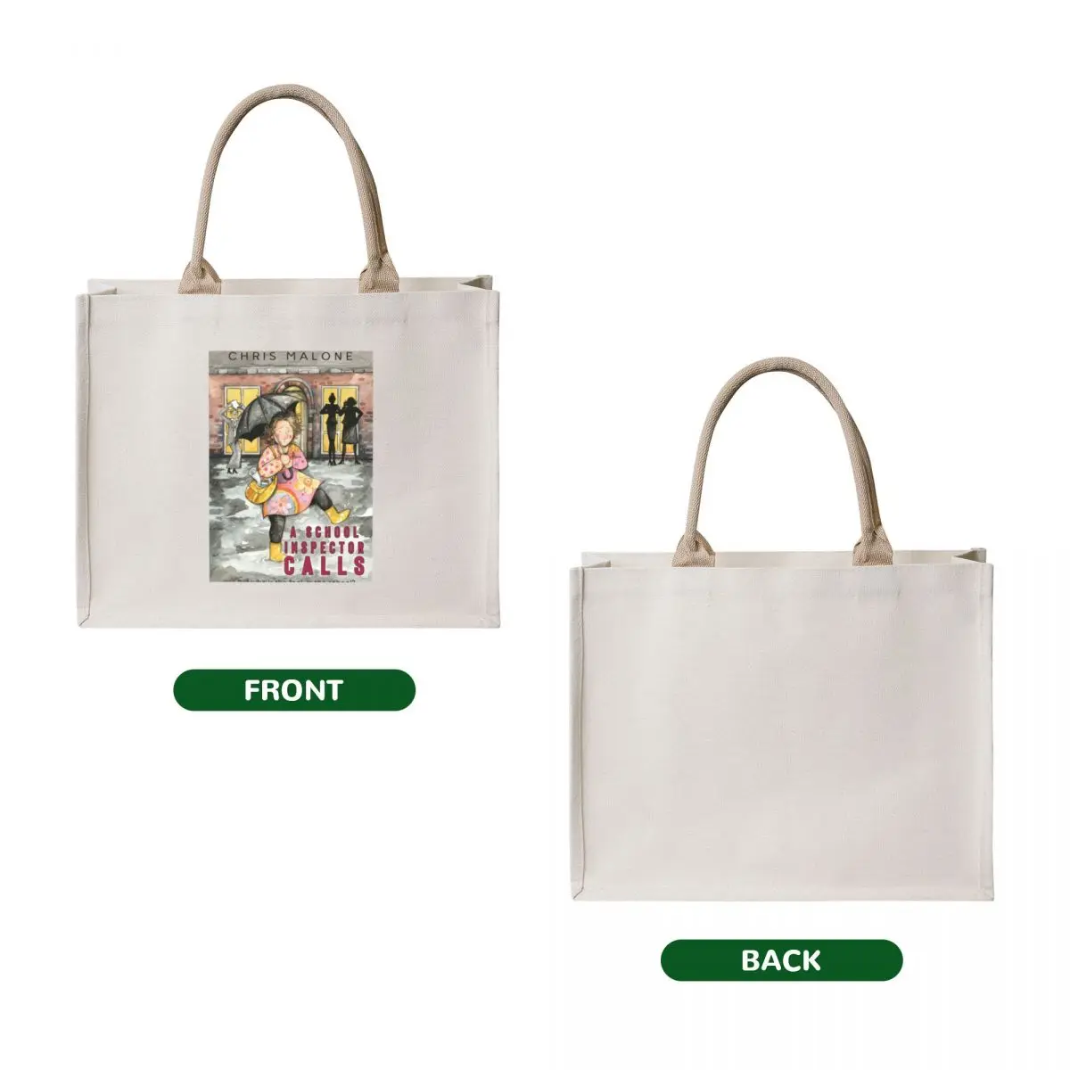 A School Inspector Calls Tote Bag Canvas shoulder bag Cloth bags Fabric bag woman shopping