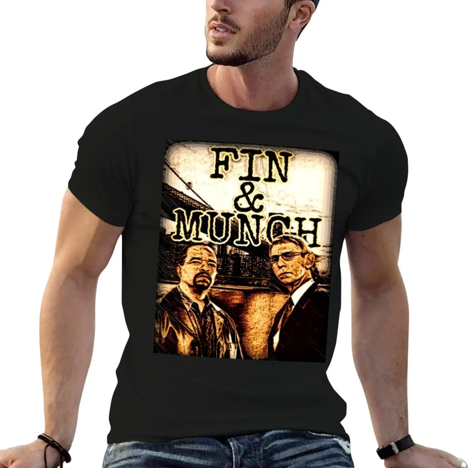 

Fin & Munch: Law & Order: SVU T-Shirt cotton t shirts high quality man t shirts for men casual T-Shirt