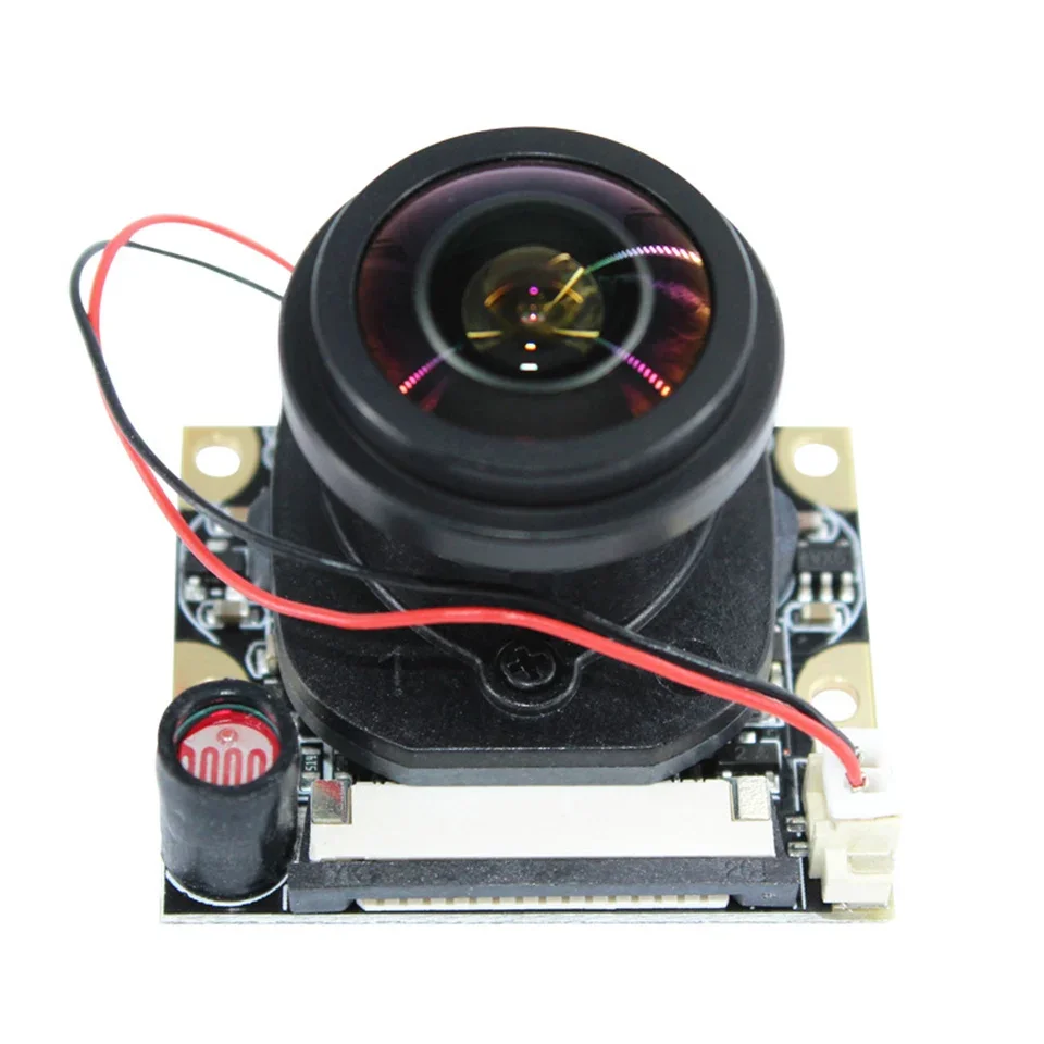 1080P OV5647 5MP Camera Module Automatic IR-Cut Switching Day/Night Vision 175 Degree View Security Camera for Raspberry Pi 3B+