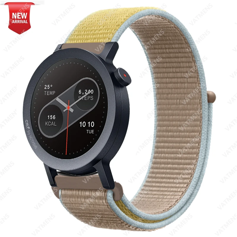 Watch Pro 2-Armband für CMF Watch Pro 2 Ersatz-Smartwatch-Armband, Nylon-Sport-Loop-Armband, Correa-Band – Detail 19