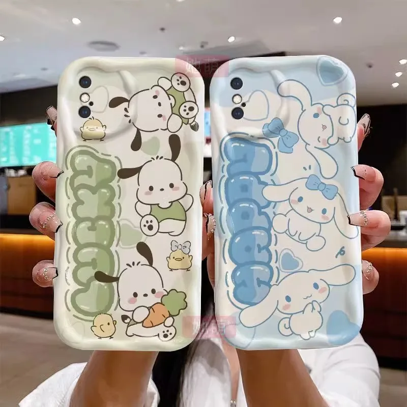 Lovely Sanrio Cinnamoroll Case for Xiaomi Mi 13 12 11i 5G Pro Lite POCO X5 X4 X3 X2 NFC GT 5G F3 M4 M3 Silicone Shockproof Cover