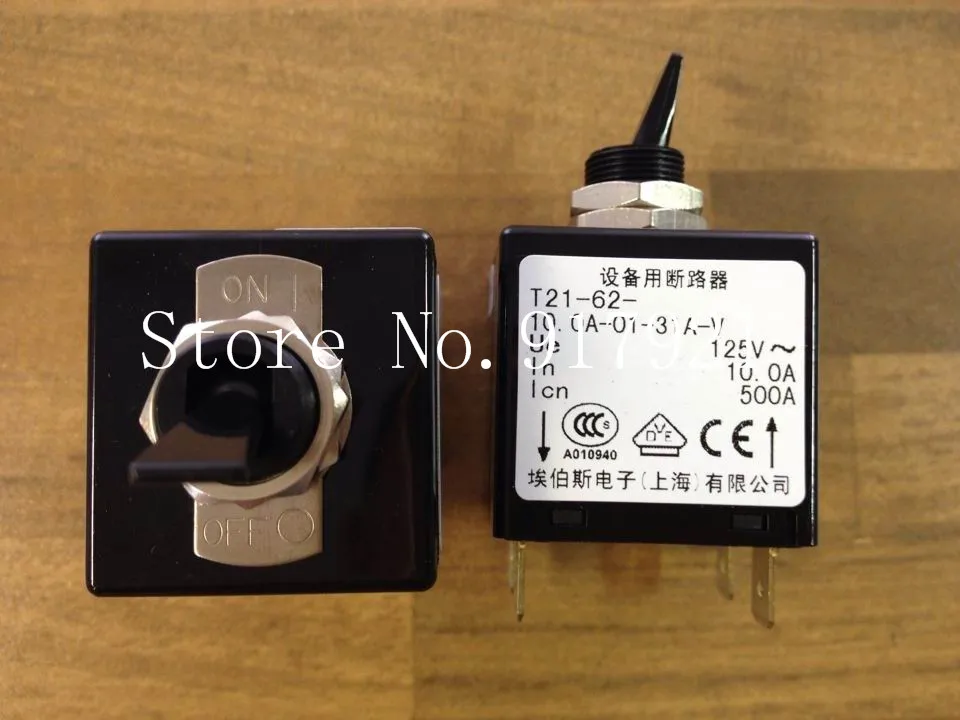 [ZOB] The United States AIRPAX T21-62-10.0A-01-31A-V 125V10A equipment Ebers toggle circuit breaker  --5pcs/lot