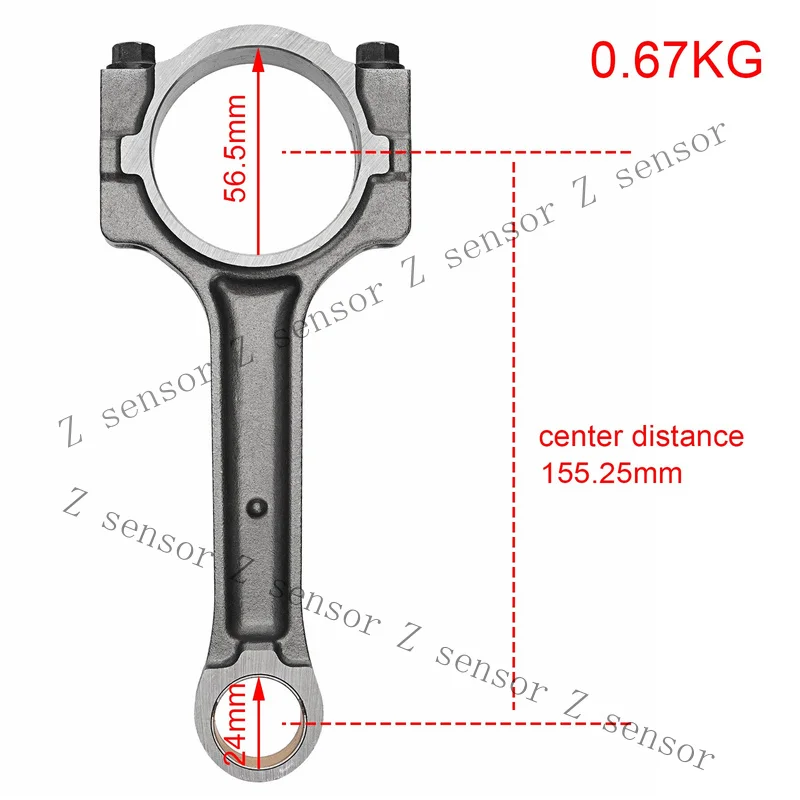 Z+ Engine Floating Pin Connecting Rod For GM 5.3L 6.0L 6.2L LS2 LS3 Gen IV