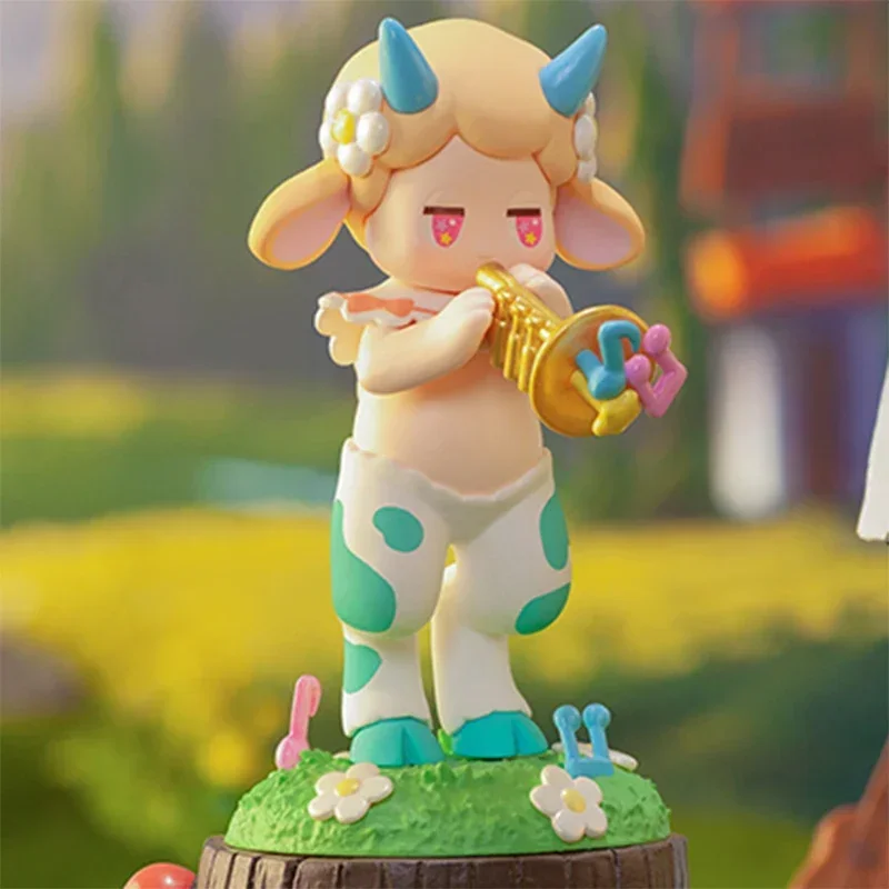 POP MART Satyr Tier Karneval Serie Blind Box Erraten Tasche Mystery Box Spielzeug Puppe Nette Anime Figur Desktop Ornamente Geschenk