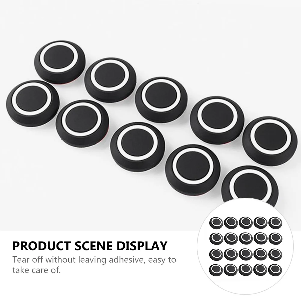 

20Pcs Universal Car Bumper Anti Collision Device Soft Silicone Round Guards for Door Protection Auto Exterior Accessories No