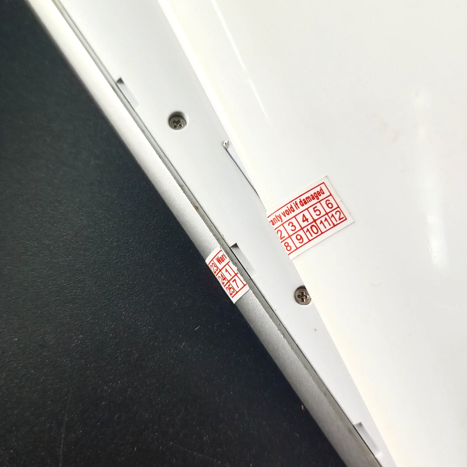 Rectangle Shape Fragile Label Stickers, Warranty Void Year Sticker, Security Seal, Red Color, 16x8mm, 250 Pcs, 500Pcs