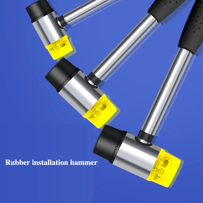 Rubber Hammer Ceramic Tile Multi functional Professional Rubber Hammer Soft Rubber Like Leather Hammer Floor Beating Hammer
