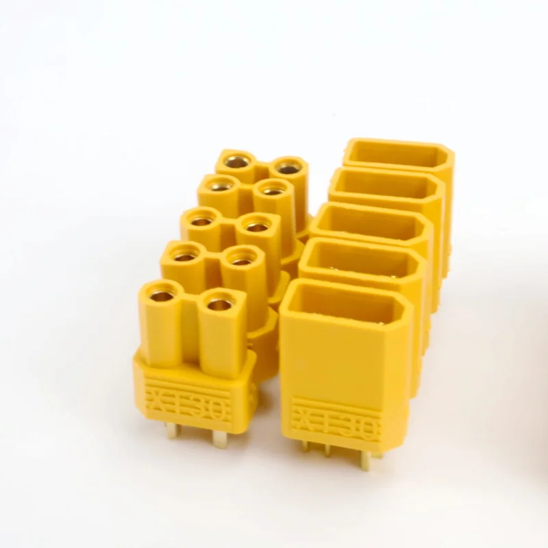 30 paires de connecteurs de balle mâles et femelles jaunes XT30 pour batterie Lipo RC Quadcopter Multicopter, pièces d'accessoires d'avion