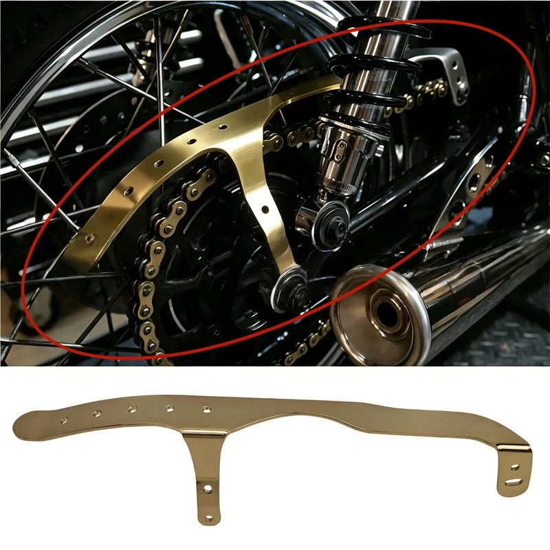 Motorcycle chain guard accessories retro chain cover For Triumph BONNEVILLE T 120 T 100  2016-2026 Speed Twin Scrambler 900 1200 - view 2