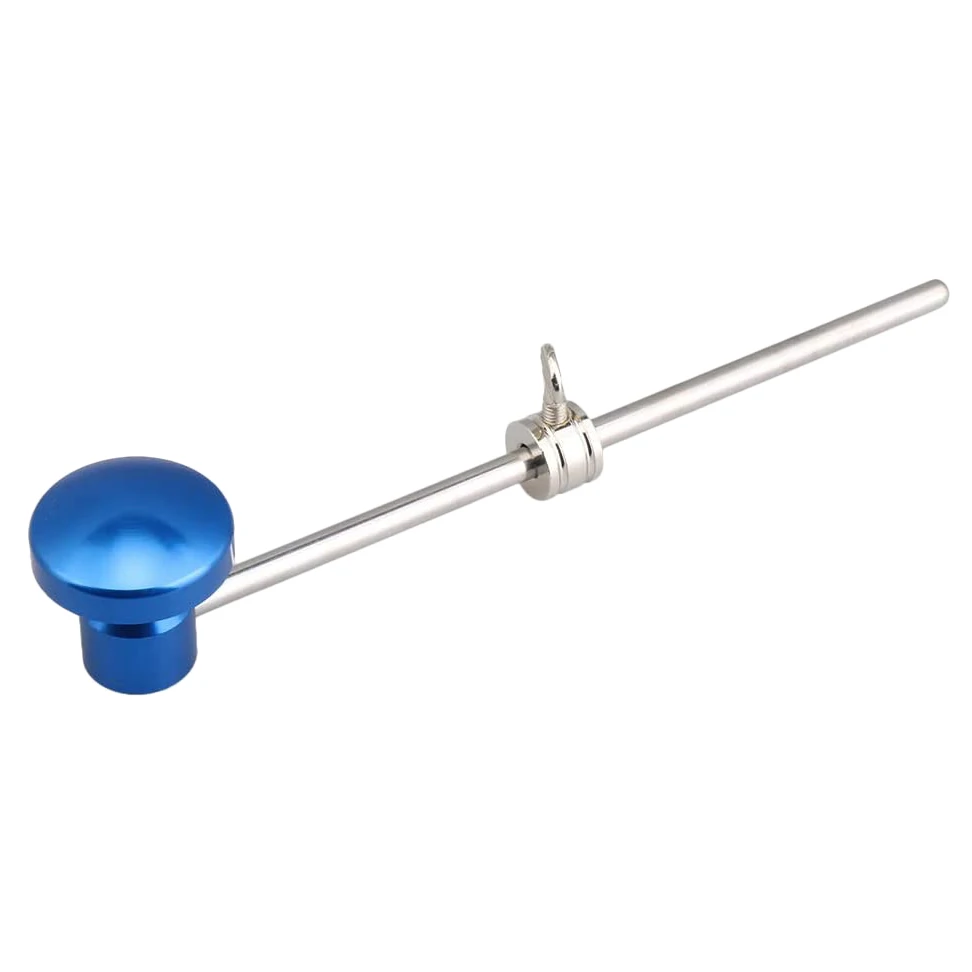 

B72A Blue Aluminum Alloy Bass Drum Beater Kick Drum Foot Pedal Beater Replacement Parts