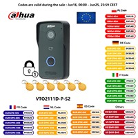 Dahua Dahua Multi-language 2MP VTO2111D-P-S2 802.3af PoE IP Villa Doorbell,Video intercom,IP Door Phone,P2P Cloud,Door Station
