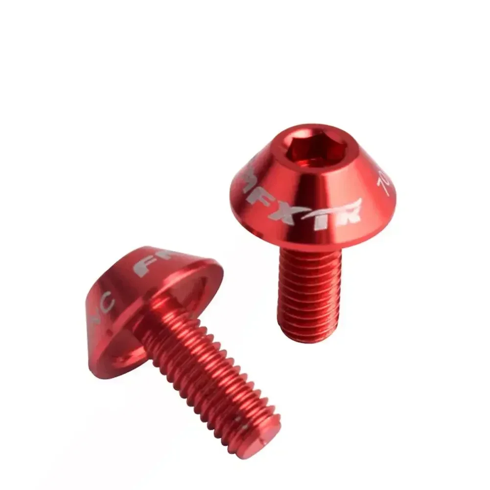 2pcs Bicycle Bottle Cage Screw Aluminum Alloy M5*12 Screws Fixing Bolts Fixed Screw Bike Accessories Cycling Parts