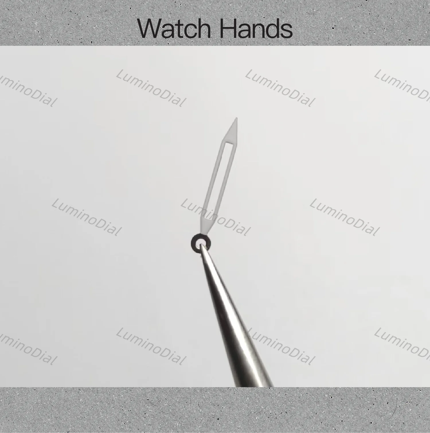 Luminous Watch Hands 8*12*12.5mm Silver Watch Accessories for NH35/36/2824/2836/8215/8205 and so on