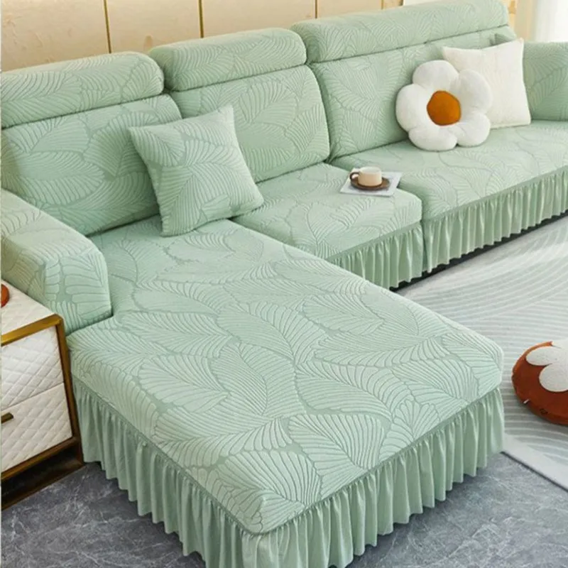 

Hood Style Sofa Cover Universal Versatile Guifei All Inclusive Sofa Cushion Thickened Skirt Edge Dustproof Sofa Cover ZG859