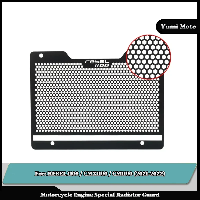 

Motorcycle Radiator Guard Grille Cover Water tank Protection Net For HONDA REBEL 1100 / CMX1100 / CM1100 2021-2022