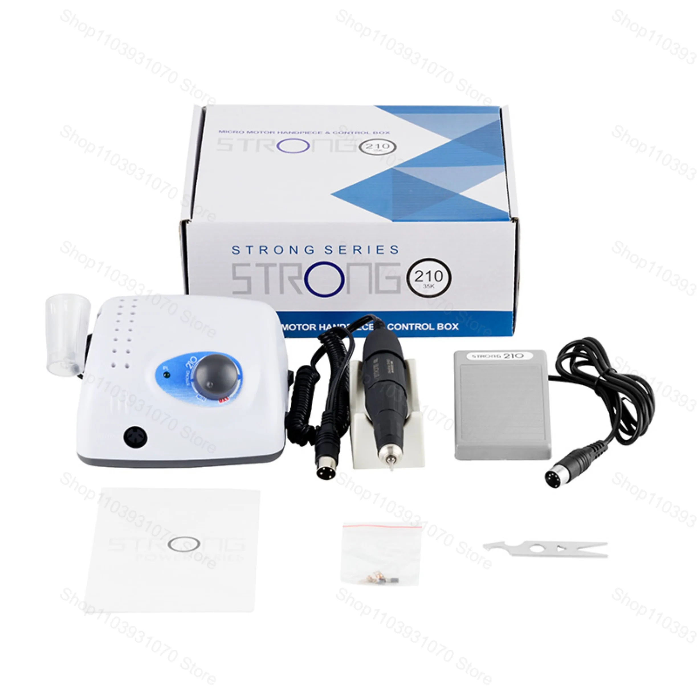 قوية 210 آلة حفر الأظافر 65 واط 102L قبضة 35000 دورة في الدقيقة قواطع الطحن الكهربائية مانيكير باديكير أداة مسمار الفن المعدات