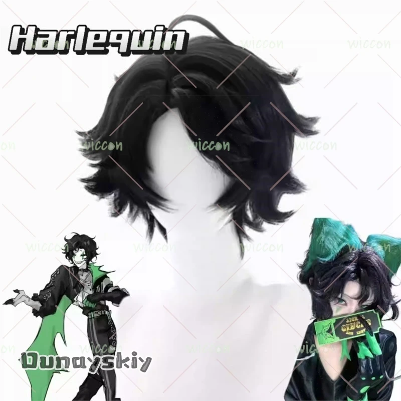 Dream ZS*Origl Freak Circus Pierrot Red Black Gothic Lolita Dress HalloweenCostume Anime Game Clown Jester Performance Wear Dark image 3