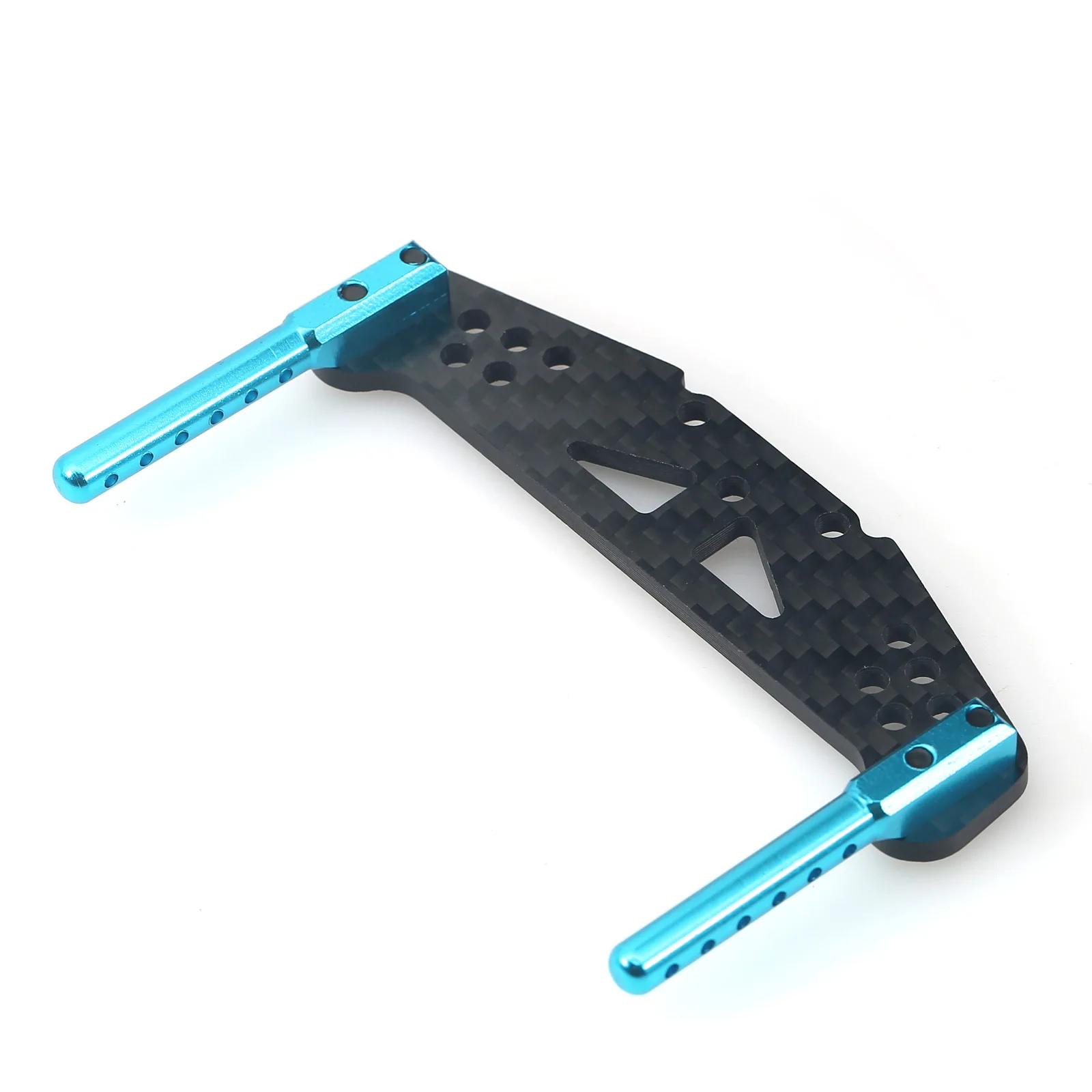 Aluminum Alloy Carbon RC Body Posts Mount & Shock Tower Damper Stay Front Rear Universal For Tamiya TT01 1/10 RC Car Accessories