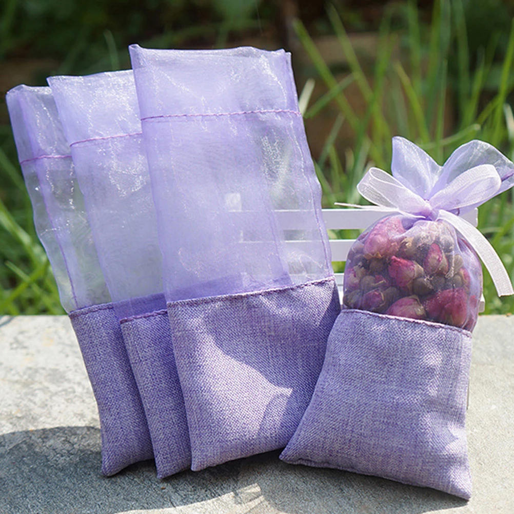 

24Pcs Luxurious Lavender Bags Premium Fragrance Sachet Empty Bags Perfect For Storage And Gifts