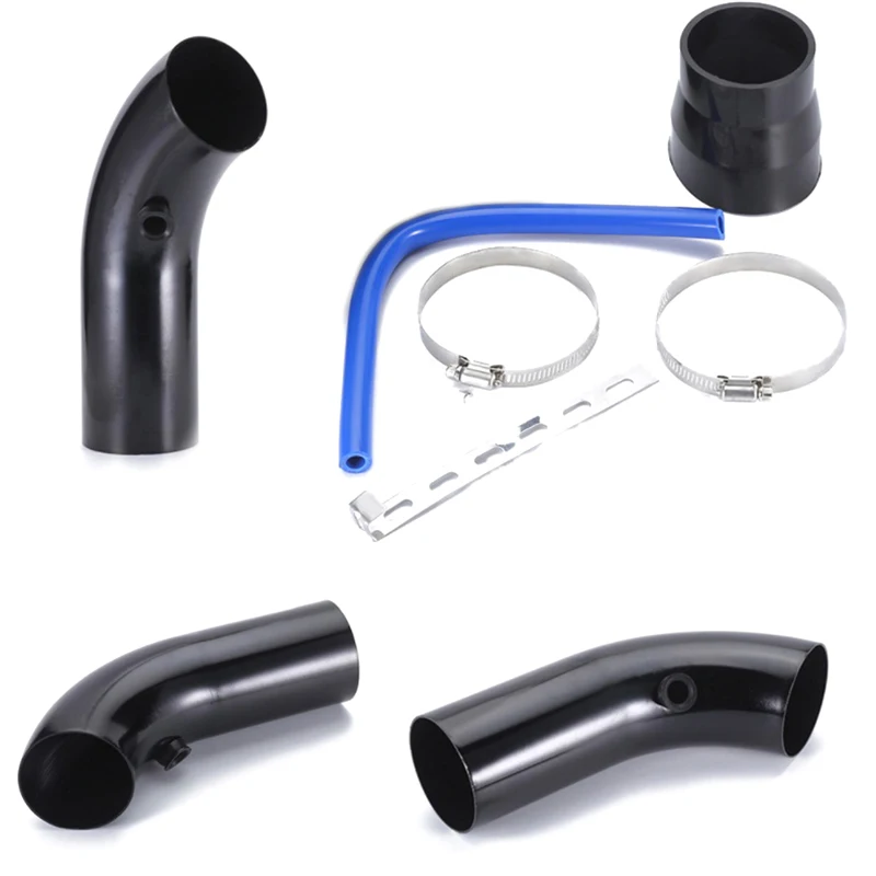 76 มม.ติดตั้งฤดูหนาวหัวเห็ดกรองอากาศท่อกรองไหลสูงสูงเย็น Air FILTER ท่ออลูมิเนียมชุด