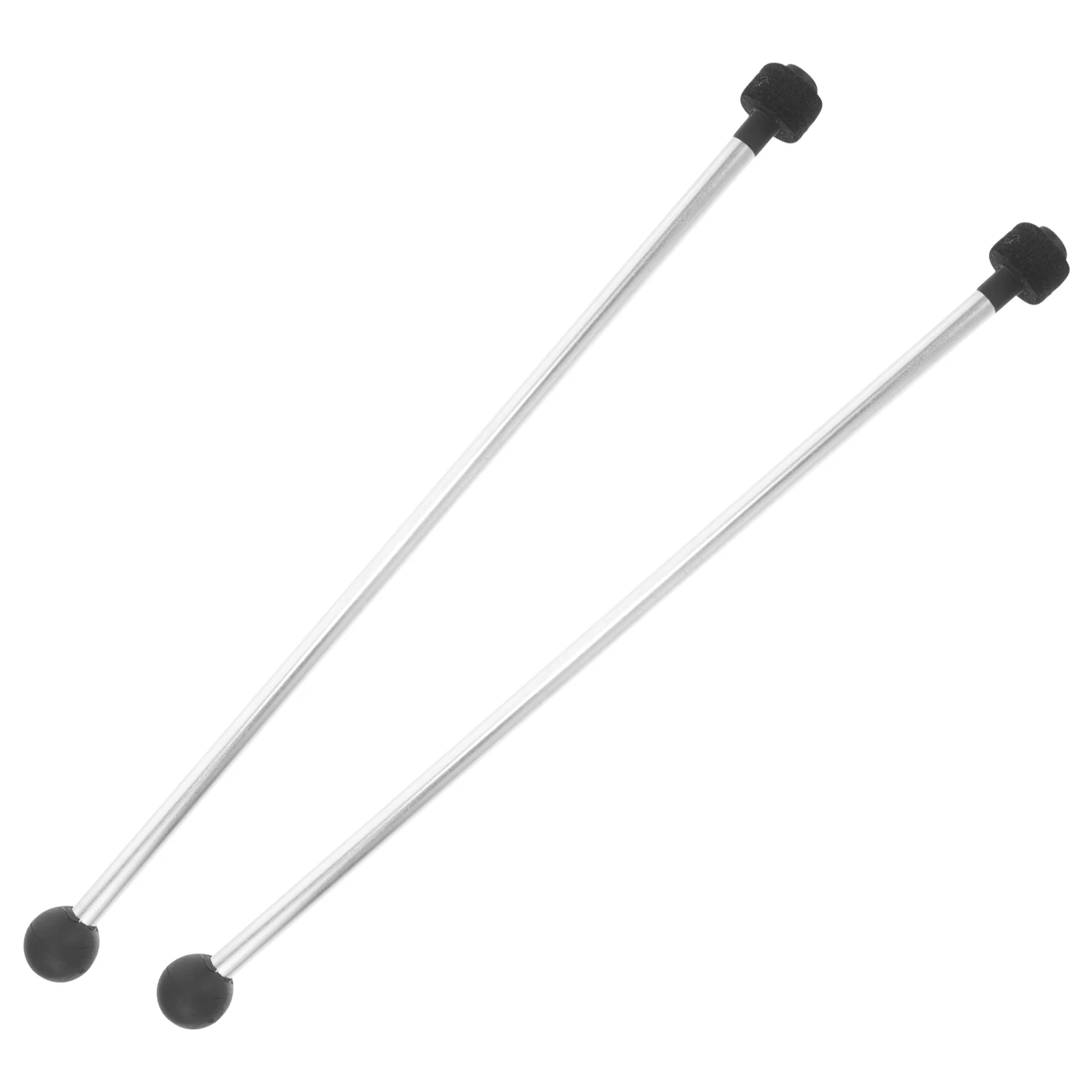 

2pcs Double-headed Rubber Percussion Parts Felt Marimba Xylophone Drumsticks Percussion Instruments Accessories