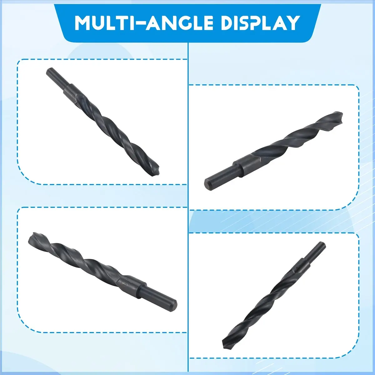 

(HOPE) 14mm Reduced 1/2 inch Straigth Shank Electric HSS Twist Drill Bit Tool