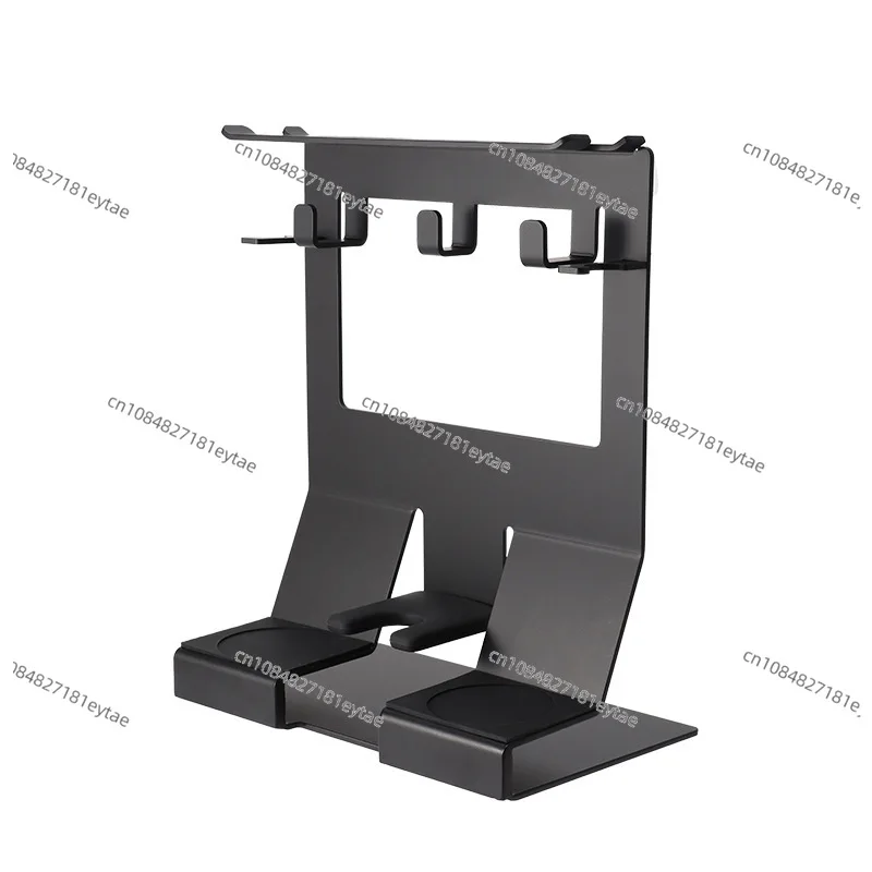 Bar coffee utensils storage rack, multi-functional finishing hanger, powder pressing hammer cloth powder dispenser