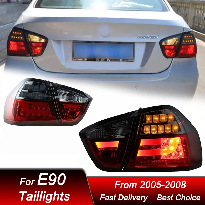 

Поп-стайлинг автомобиля Задние фонари для BMW 3 серии E90 2009-2012 Новый стиль Полный светодиодный задний фонарь Динамический указатель поворота Задний фонарь Asse