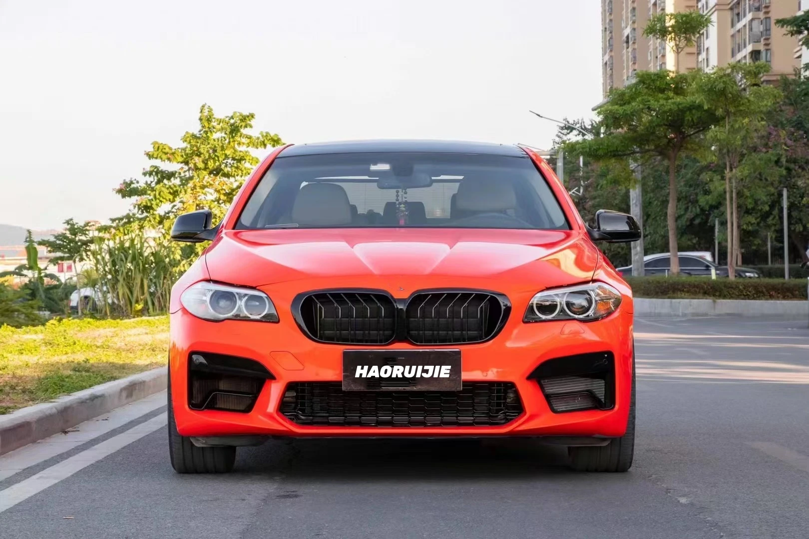 Car Bumpers for 2009+ BMW 5 Series F10 F18 Upgrade 2021 M5 Front Rear Car Bumpers PP Grilles LED Fenders Side Skirt Diffuser view 4