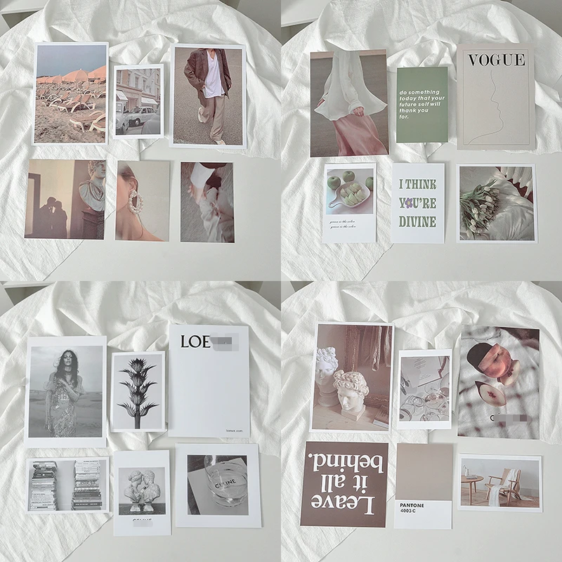INS Simple Photo Props Decoration Card Postcard Sticker Pose Background Poster Wall Decoration