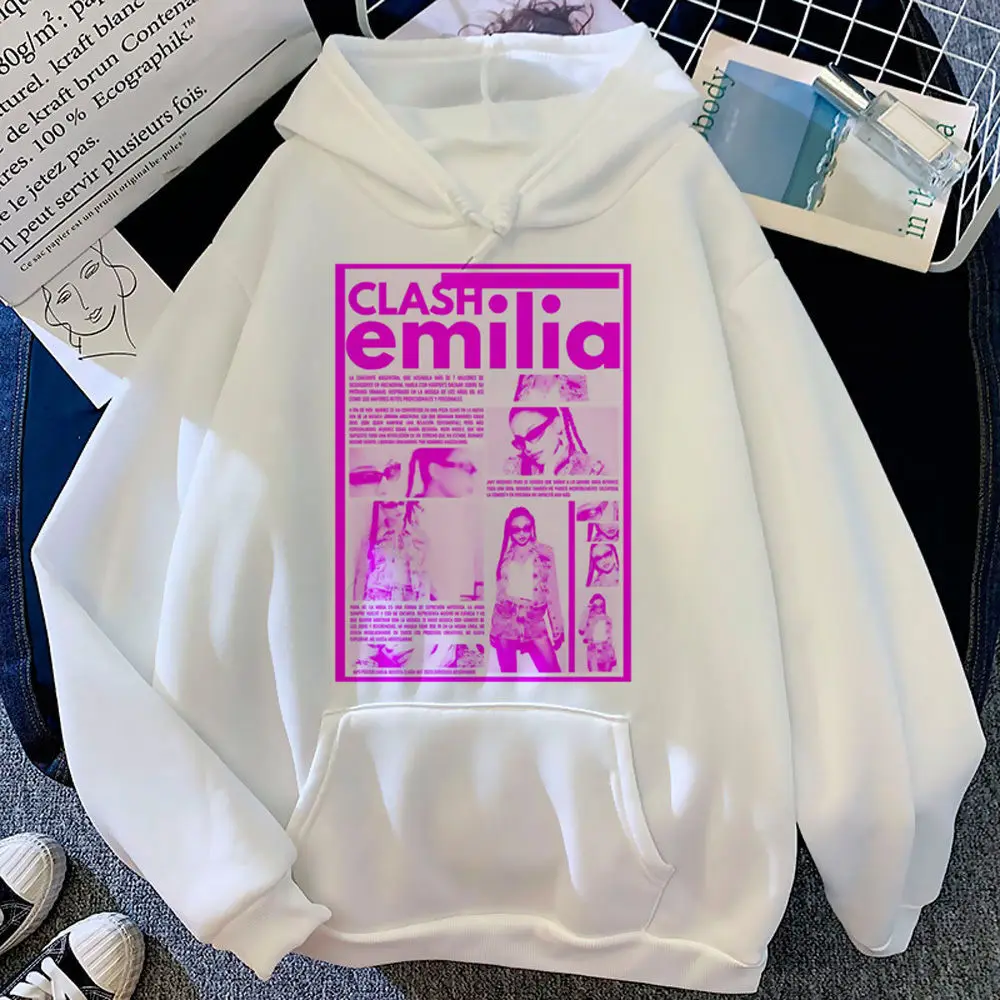 Emilia Mernes hoodie comfortable casual wear printed design comic sweatshirts pullover designer pattern harajuku Japanese