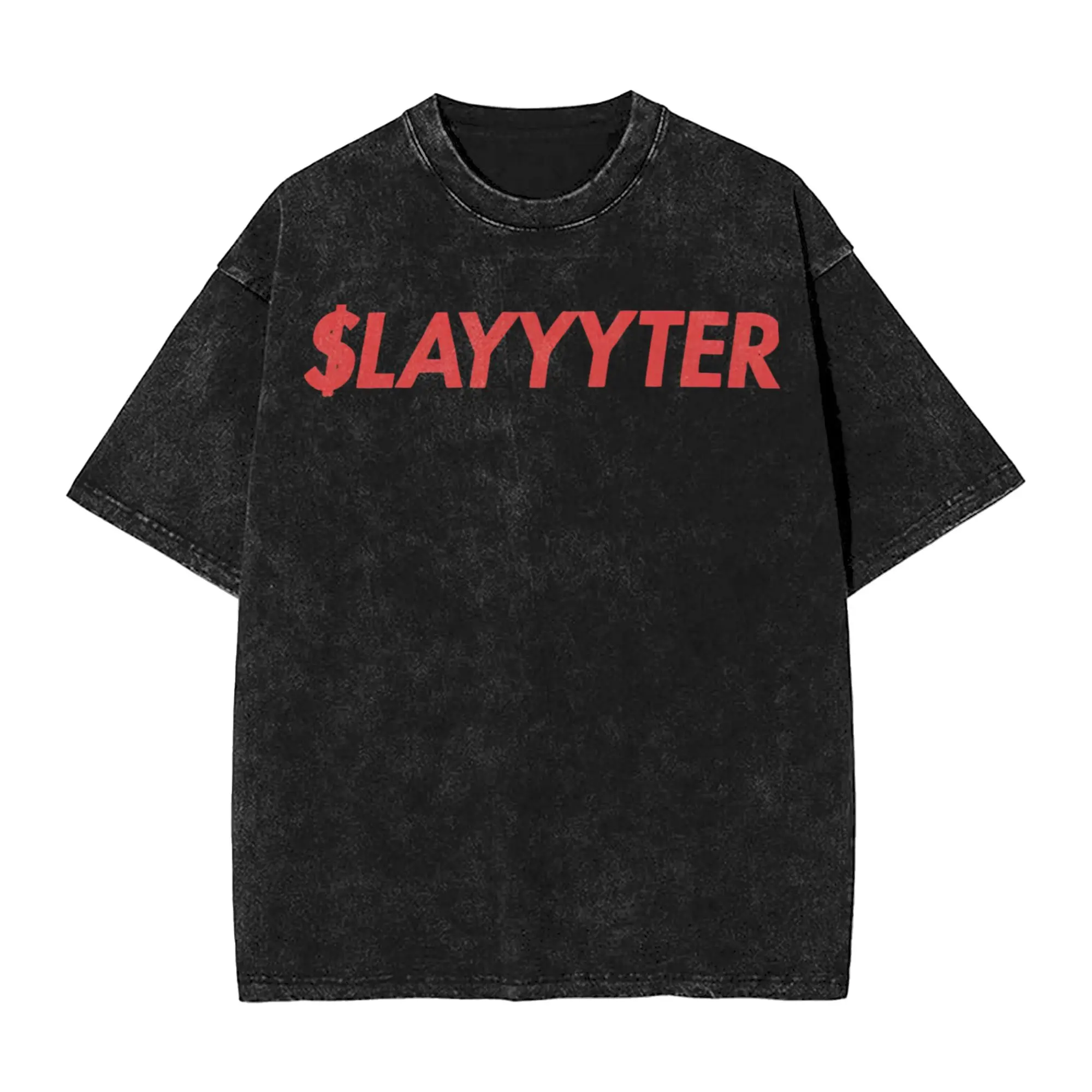 Slayyyter Worst Girl in America Singer T Shirts Washed 100% Cotton Street T-Shirt Novelty Men Women Tops Streetwear Printed Tees
