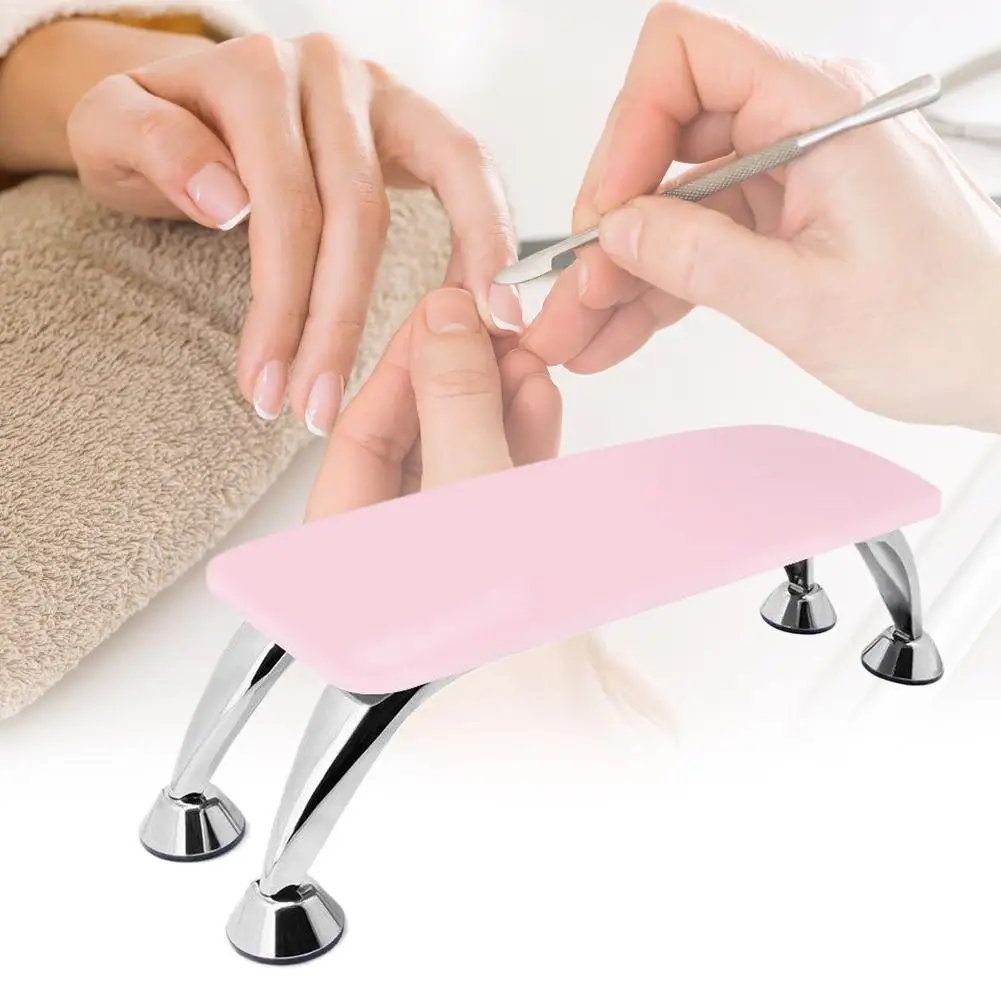 

Nail Art Pillow Leather Comfortable Nail Pad Bracket Rectangular Hand Pad Footstool Removable Washable Light Hand Pillow