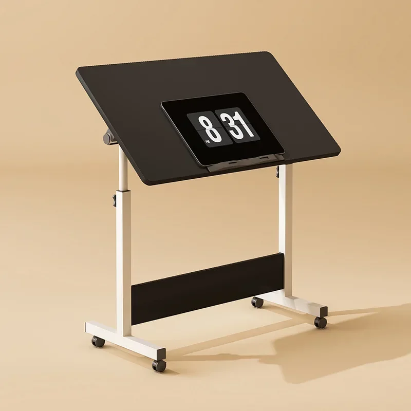 Firm Household GoodsFoldable Computer Desk Table Movable Lifting Bedside Table Mobile Desk Side Table Small Coffee Table