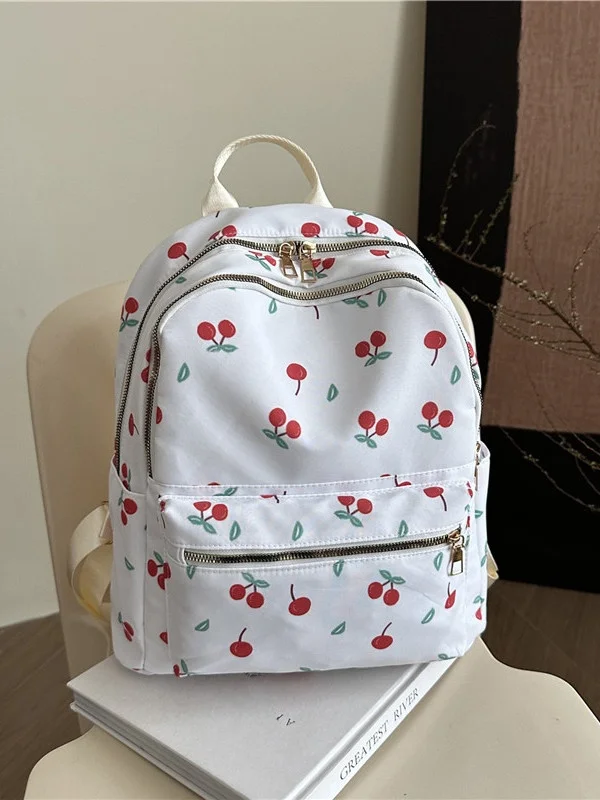 Spring 2025 New Fashion   Student Backpack Casual Trendy Simple High Aesthetic Value Backpack Dual Shoulder Bag